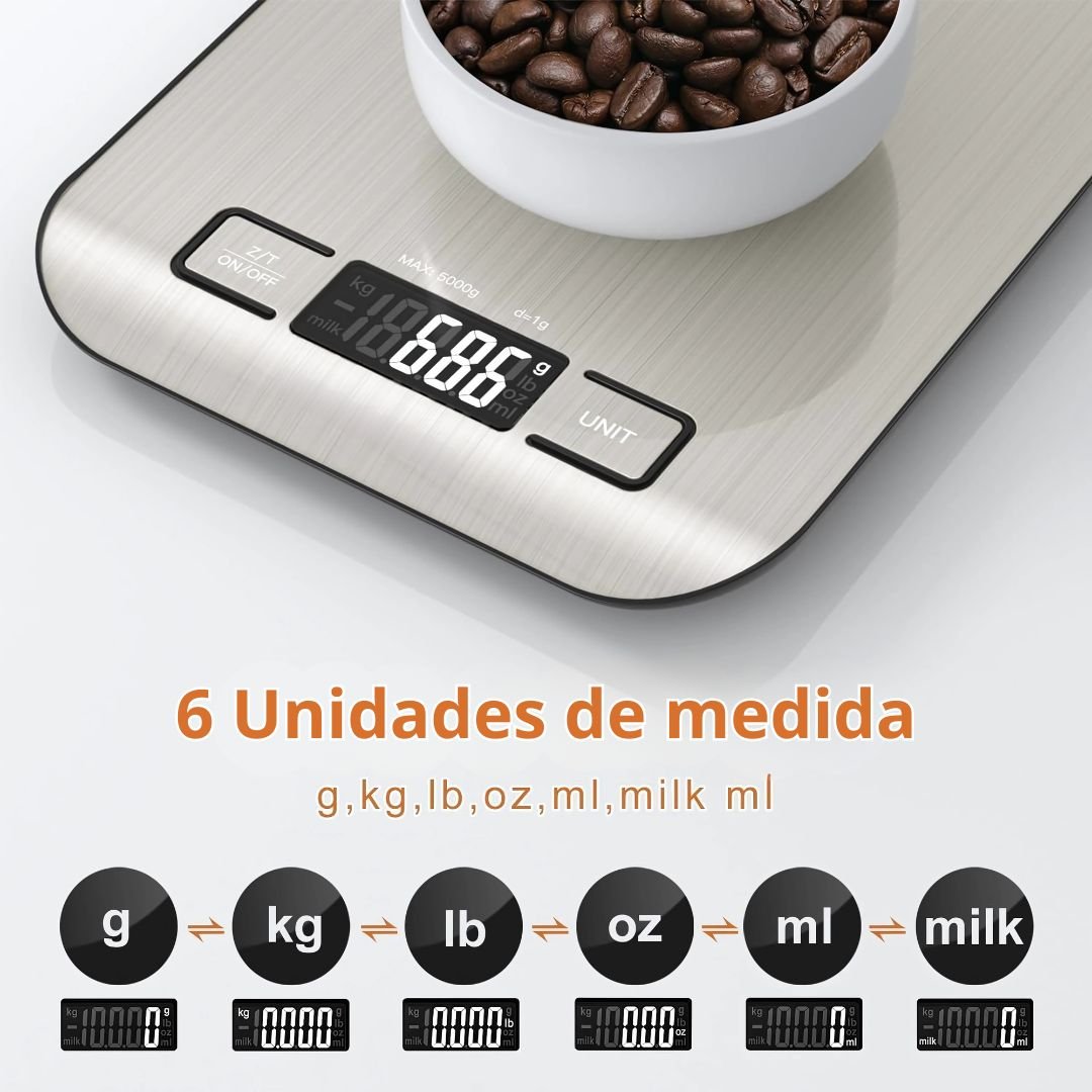 Balanza Digital de Cocina Alta Precisión - Malvo
