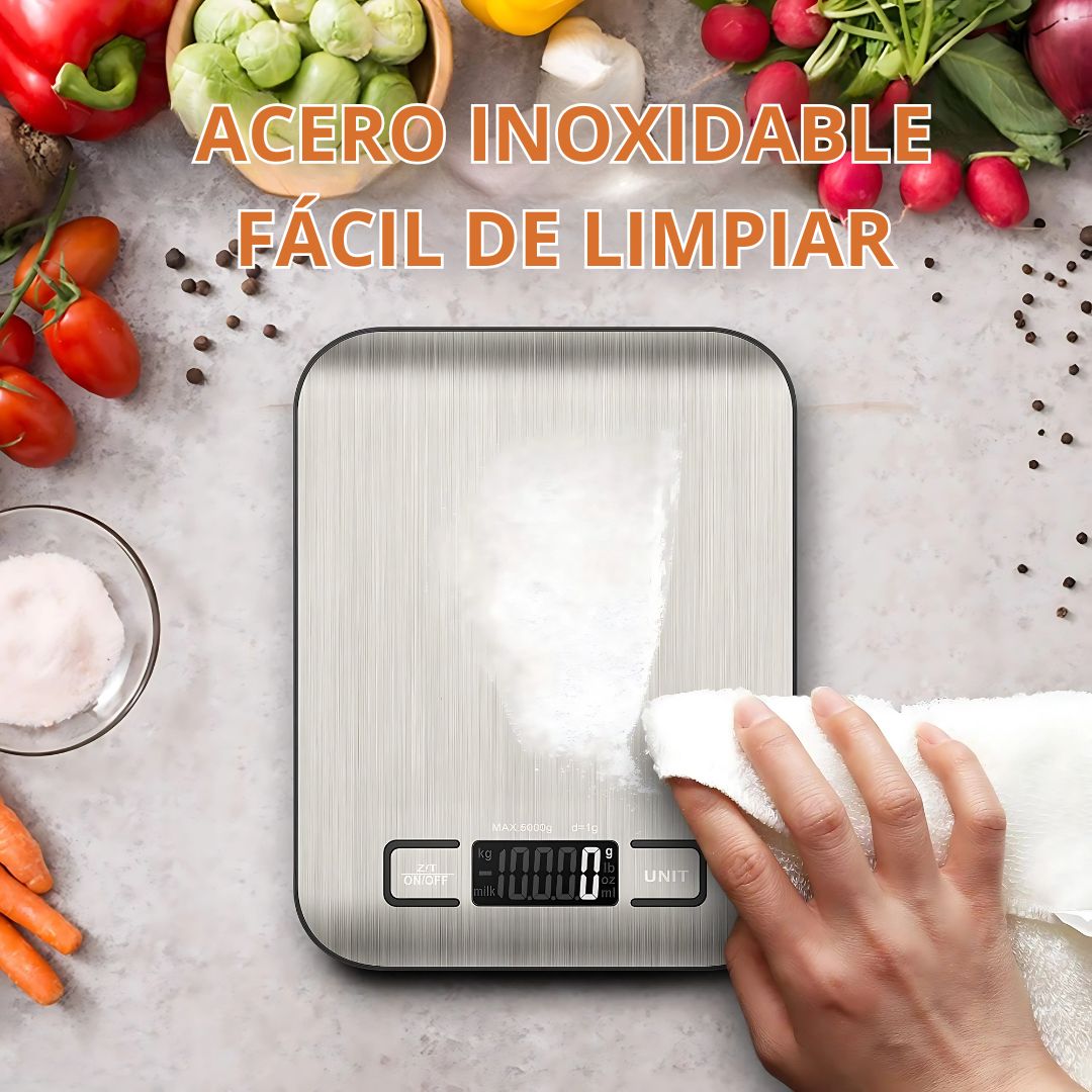 Balanza Digital de Cocina Alta Precisión - Malvo