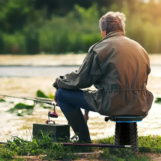 Banco Plegable Portátil para Acampar - Comodidad y Versatilidad en Cualquier Lugar - Malvo