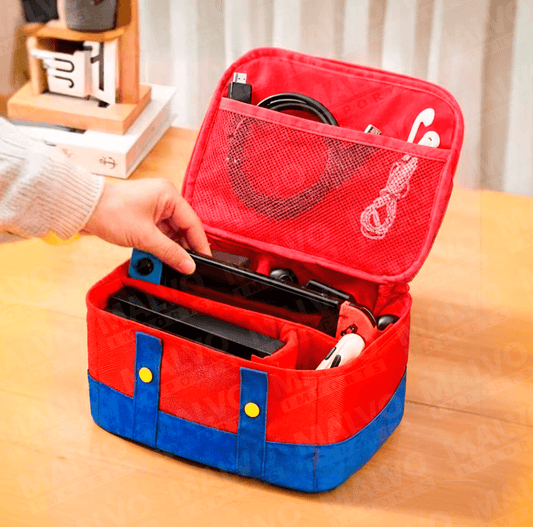 Bolso Maleta Nintendo Switch Mario Bros Transporte Cartera - Malvo