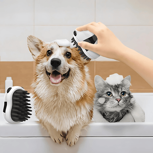 Cepillo de Baño y Masaje para Mascotas - Malvo