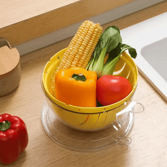 Colador Escurridor de Vegetales en Acrílico - Eficiencia en Tu Cocina - Malvo