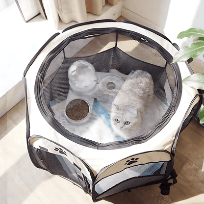 Corral para mascotas plegable - Comodidad y seguridad para tu amigo - Malvo