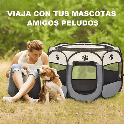 Corral para mascotas plegable - Comodidad y seguridad para tu amigo - Malvo