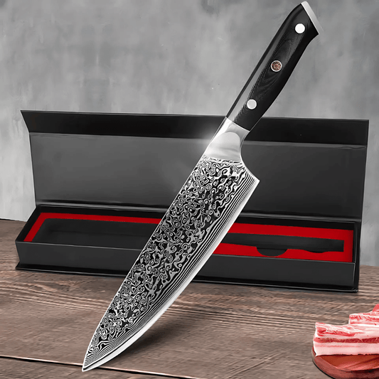 Cuchillo De Chef Cuchilla Profesional De Acero Inoxidable Forjado - Malvo