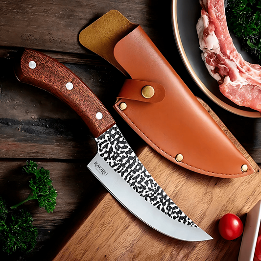 Cuchillo Deshuesador Kaoru Forjado a Mano Con Funda Y Caja - Malvo
