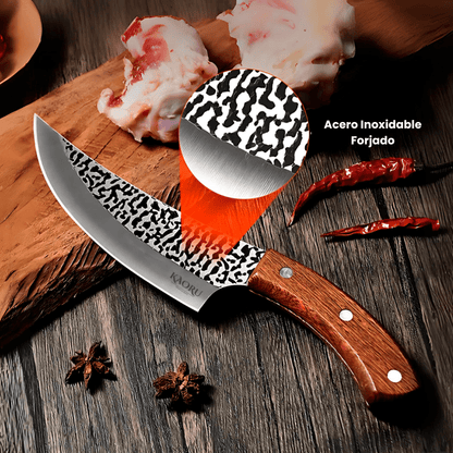 Cuchillo Deshuesador Kaoru Forjado a Mano Con Funda Y Caja - Malvo