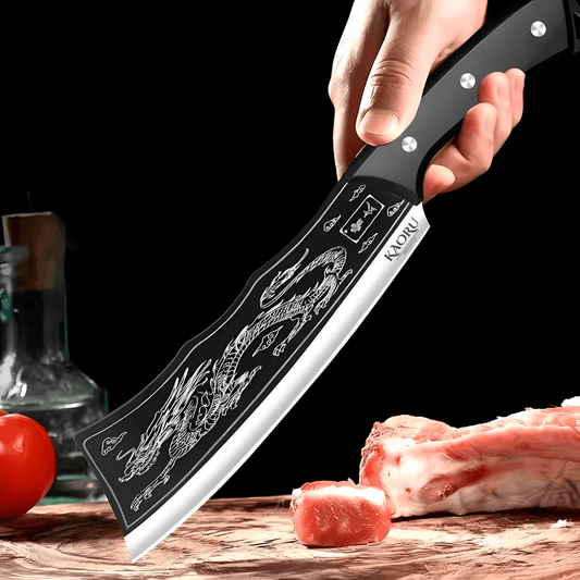 Cuchillo Deshuesador Kaoru Forjado Acero Premium Diseño Dragon - Malvo