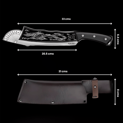 Cuchillo Deshuesador Kaoru Forjado Acero Premium Diseño Dragon - Malvo