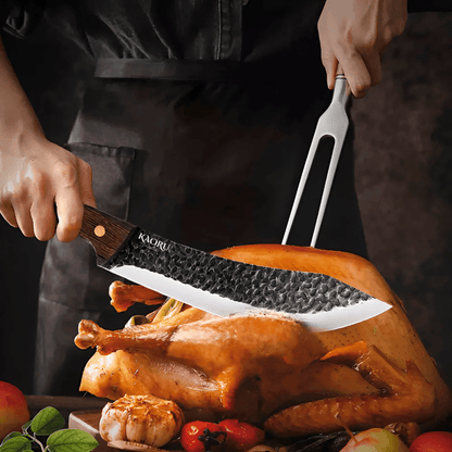 Cuchillo Kaoru Japonés Carnicero Premium Acero Inoxidable + Vaina - Malvo