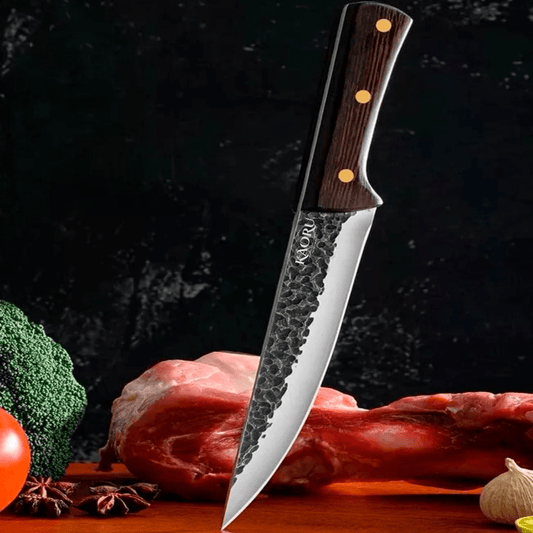 Cuchillo Para Tabla Asado Premium Acero Inoxidable Forjado + Vaina - Malvo