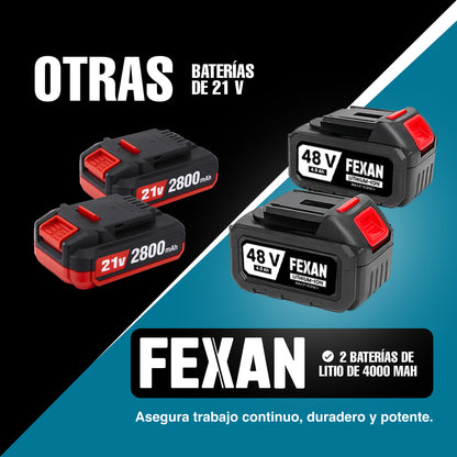 Desmalezadora Bordeadora Eléctrica Batería 48v 1600w - Fexan - Malvo