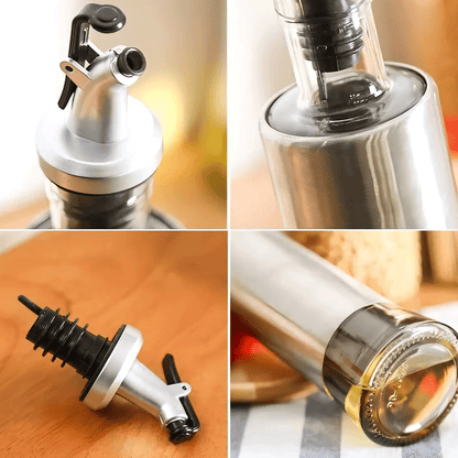 Dispensador de Aceite o Vinagre de 300ml - Elegancia y Funcionalidad en tu Cocina - Malvo