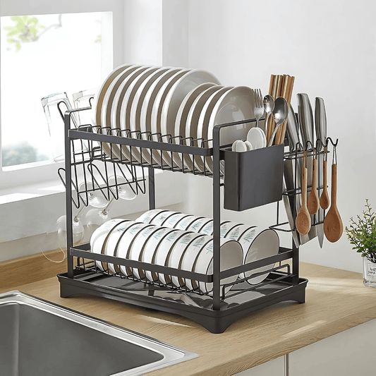 Escurridor de Doble Nivel para platos y utensilios - Malvo