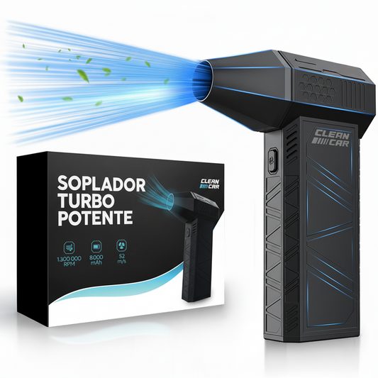 Turbina Sopladora de Aire Recargable Portátil Cleancar