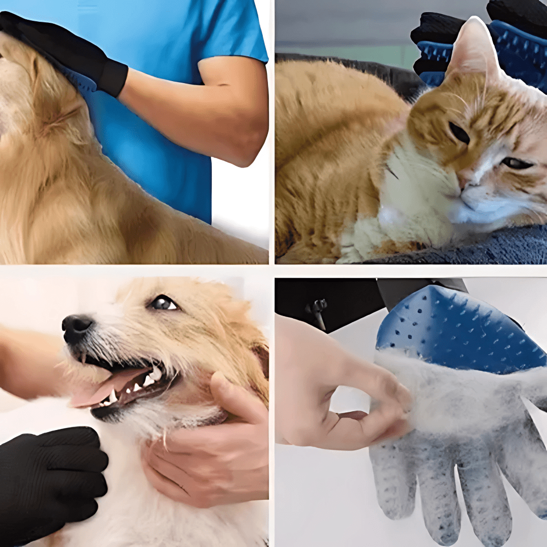 Guante Sacapelo para Mascotas - Fácil y Cómodo de Usar - Malvo