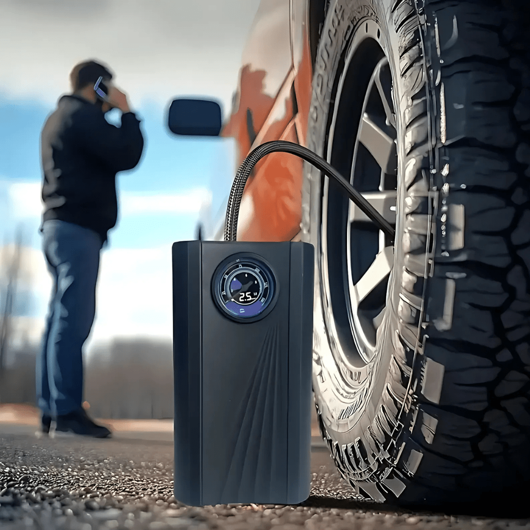 Inflador Compresor Para Auto con Barómetro 12V - Malvo