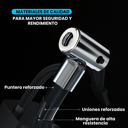 Inflador Compresor Para Auto con Barómetro 12V - Malvo