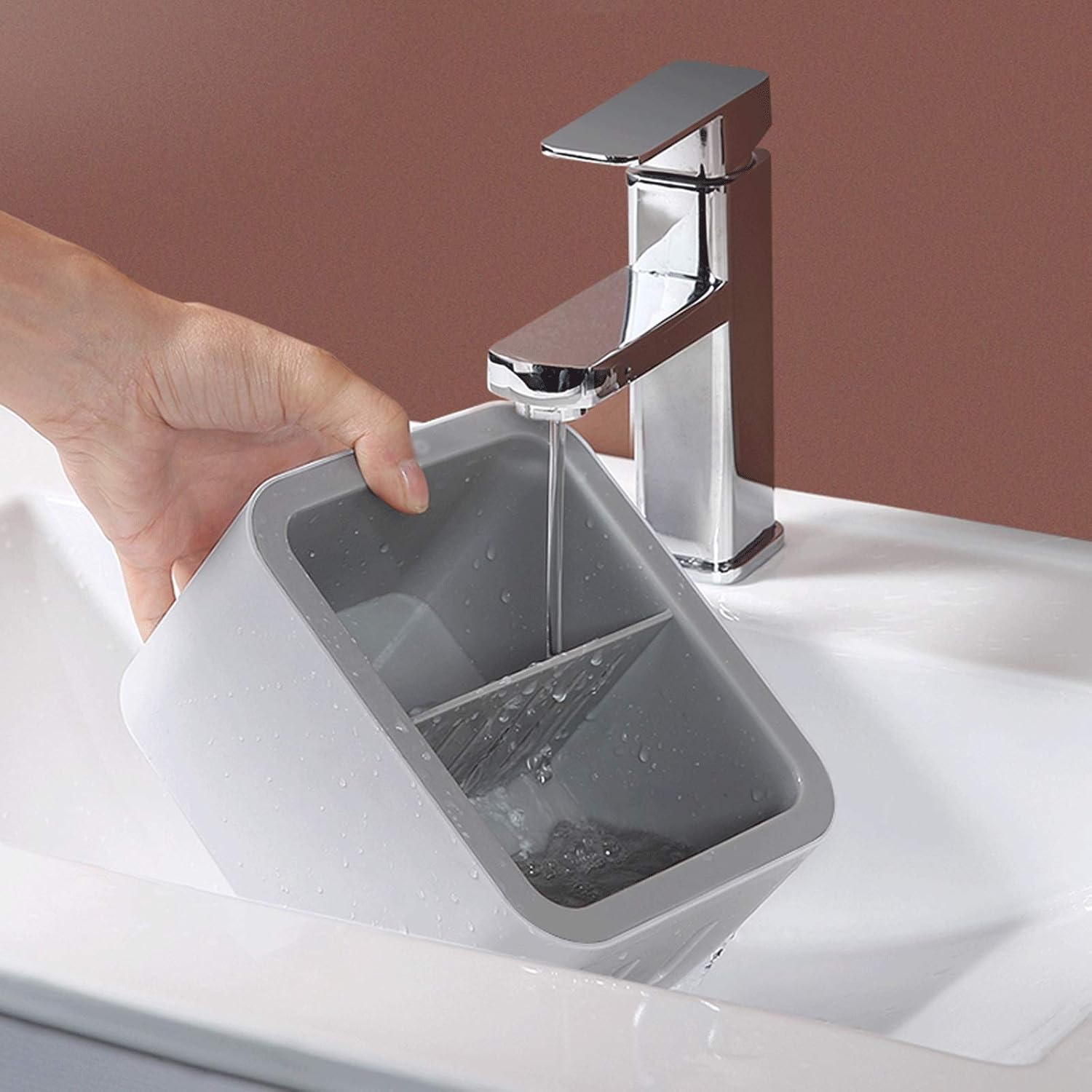 Jabonera Doble Piso para Pared con Drenaje - Organización y Limpieza Inteligente - Malvo