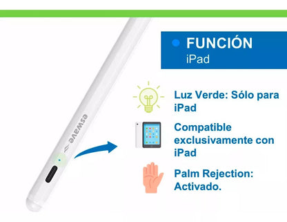 Lápiz Óptico Capacitivo Para iPad - Eswave © - Malvo