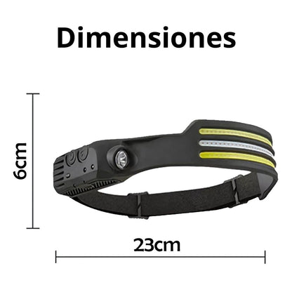 Linterna led frontal - Ilumina tu camino con total libertad - Malvo