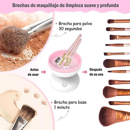 Máquina Limpiadora de Brochas de Maquillaje - Malvo