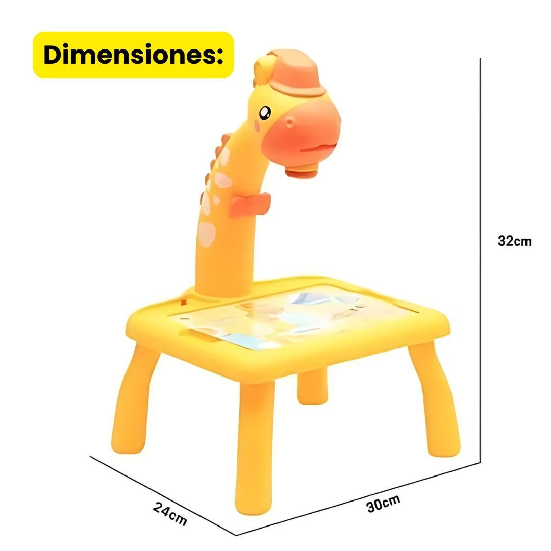 Mesa de Arte Proyector Pizarra de Jirafa - Malvo