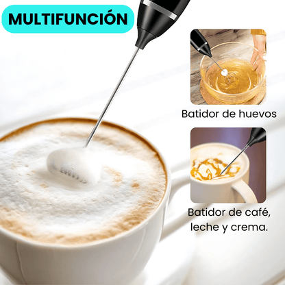 Mini Batidor Recargable USB 3 Velocidades - ¡Prepara tus recetas al instante! - Malvo
