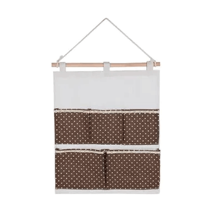 Organizador de Tela con 5 Bolsillos para Colgar Diseño - ¡Organizá Tu Espacio con Estilo! - Malvo