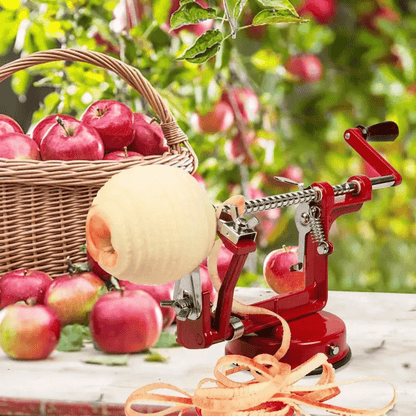 Pelador Manzanas Giratorio Automático Metálico - Malvo