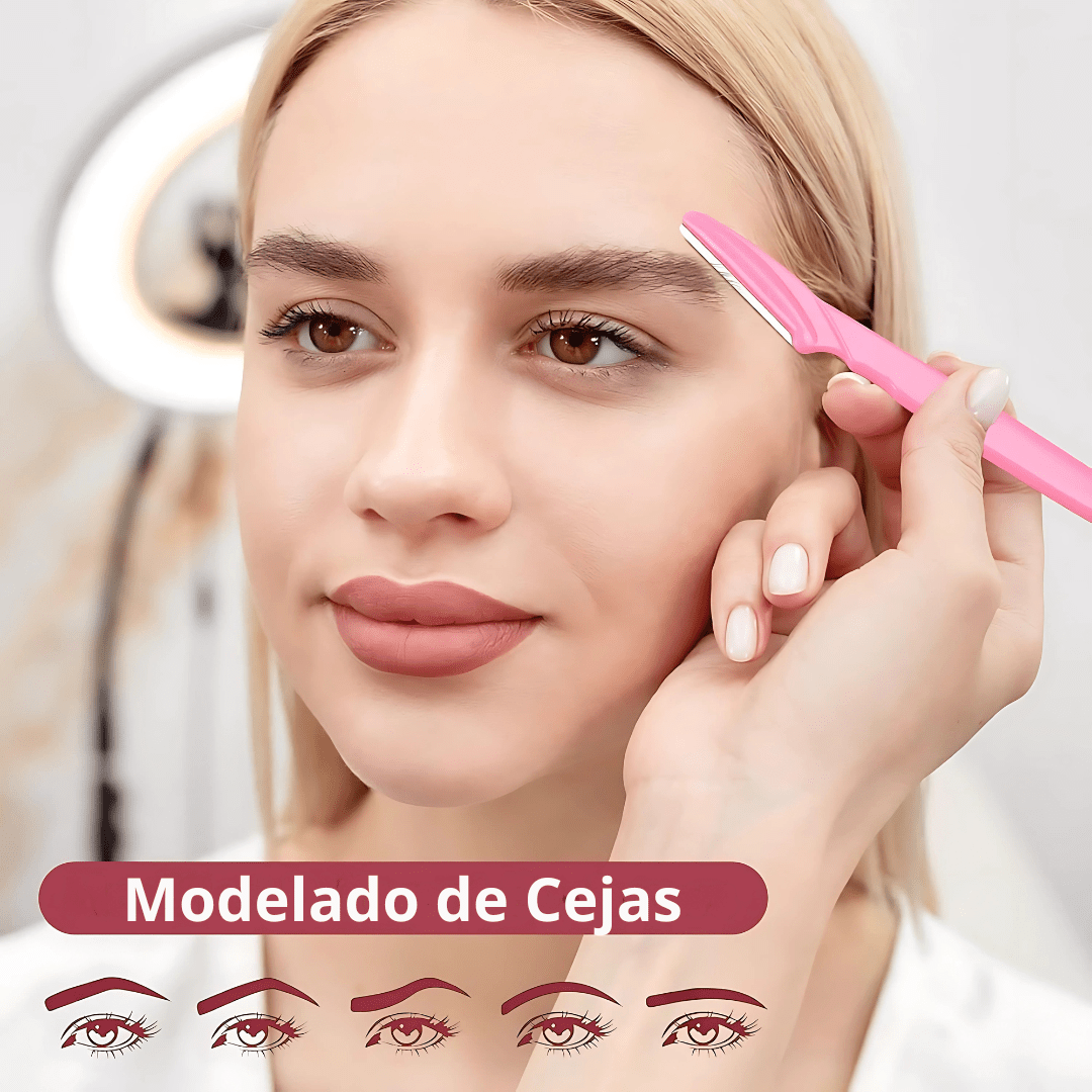 Perfilador Depilador de Cejas y Rostro - Precisión y Cuidado Facial - Malvo