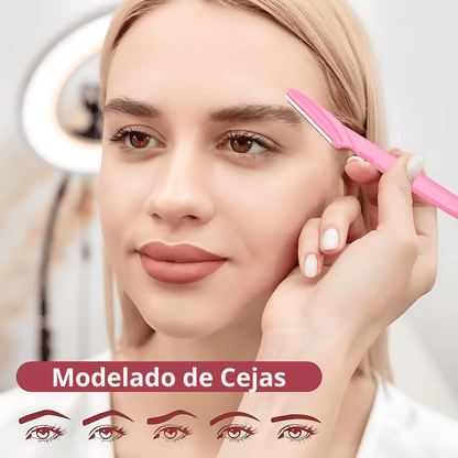 Perfilador Depilador de Cejas y Rostro - Precisión y Cuidado Facial - Malvo