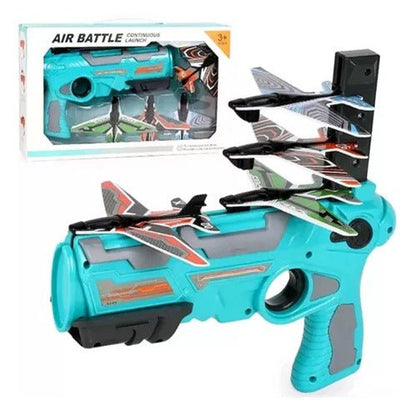 Pistola Juguete Lanzadora De Aviones X4 Air Battle - Malvo