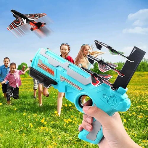 Pistola Juguete Lanzadora De Aviones X4 Air Battle - Malvo
