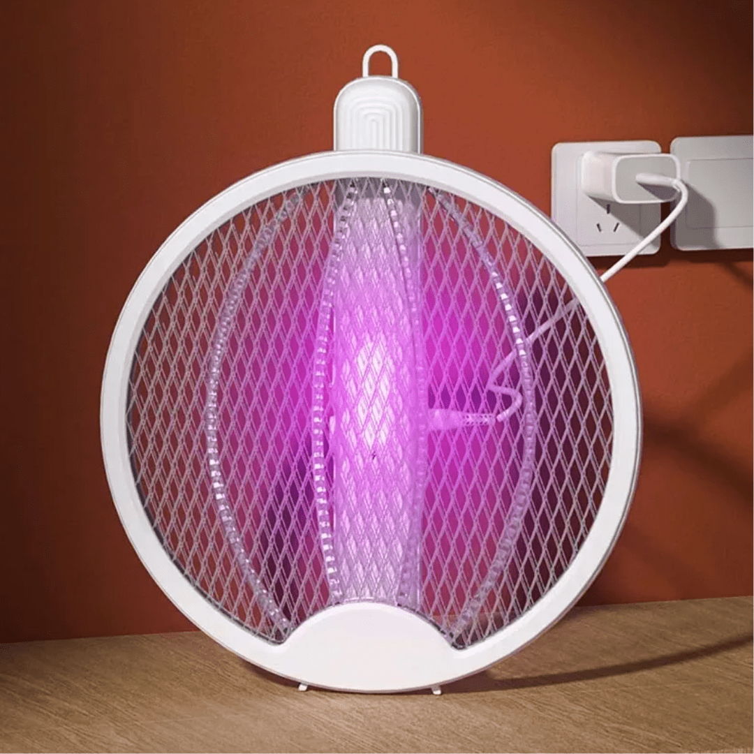 Raqueta Mata Insectos Plegable Recargable - Protección Eficiente contra Insectos - Malvo