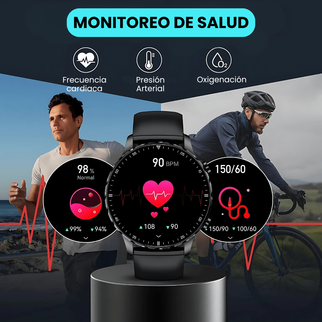 Reloj Smartwatch Táctil Amoled Bluetooth - Malvo