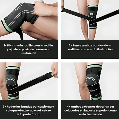 Rodillera de Compresión Ajustable PowerFlex© - Malvo