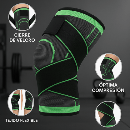 Rodillera de Compresión Ajustable PowerFlex© - Malvo