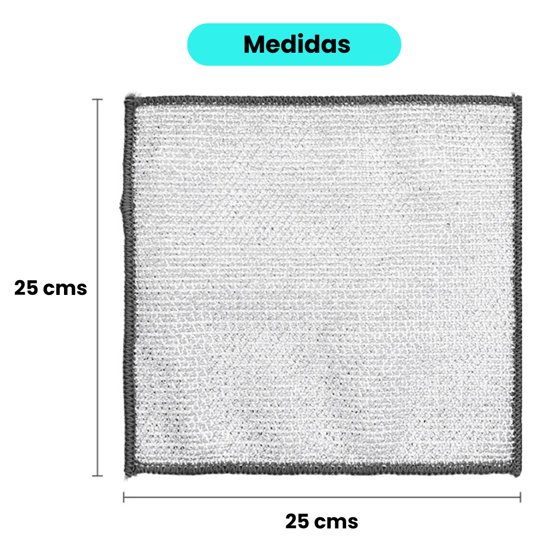 Set de 5 Paños de Aluminio Multisuso Para Cocina - Malvo