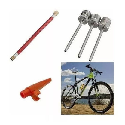 Set de Pinchos para Inflador de Pelota y Bicicleta - Versatilidad en un Solo Paquete - Malvo