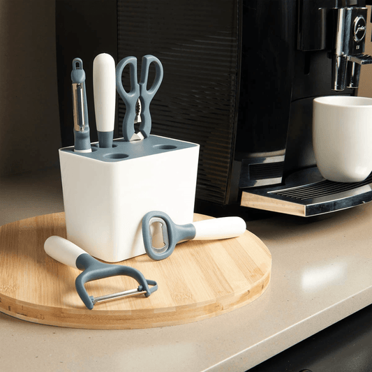 Set de Utensilios para Cocina 5 en 1 - Versatilidad y Organización en tu Cocina - Malvo