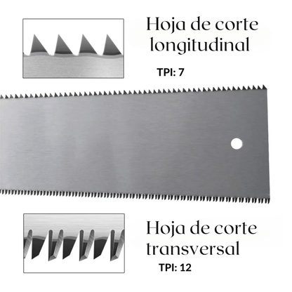 Sierra Japonesa Serrucho Japones Doble Filo - Marca Fexan - Malvo