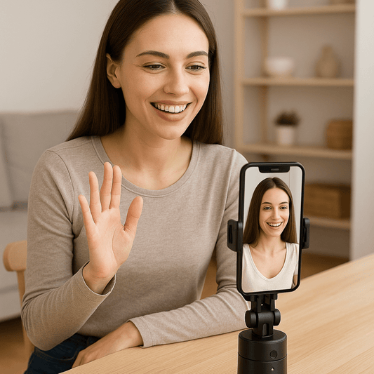 Soporte Celular con Seguimiento Facial Automático - Malvo