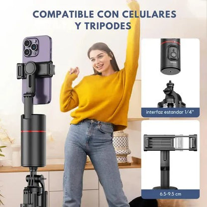 Soporte Celular con Seguimiento Facial Automático - Malvo