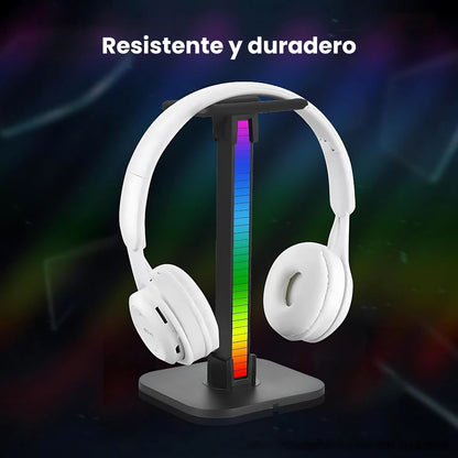 Soporte LED RGB para Auriculares - Malvo