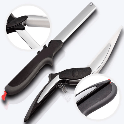 Tijera Pica Verduras y Carnes 24,5 cm Acero Inoxidable - Precisión y Rapidez - Malvo