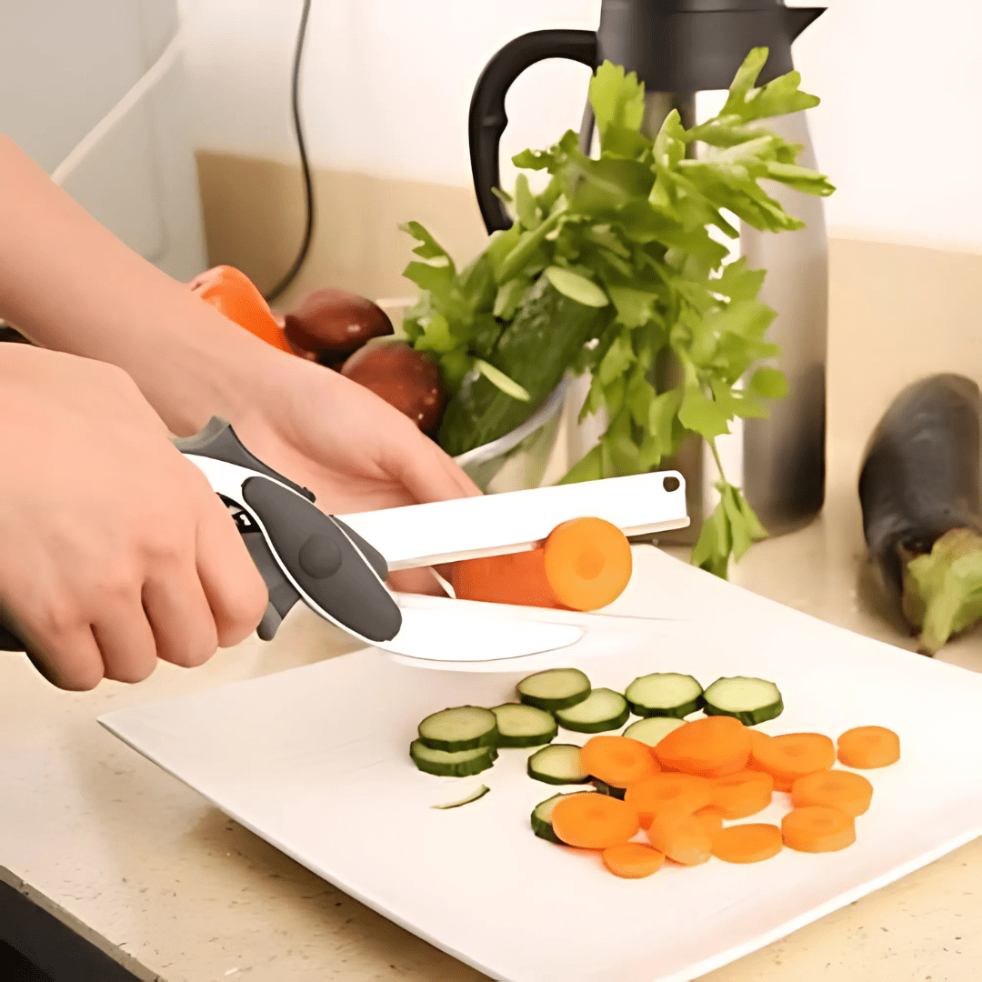 Tijera Pica Verduras y Carnes 24,5 cm Acero Inoxidable - Precisión y Rapidez - Malvo