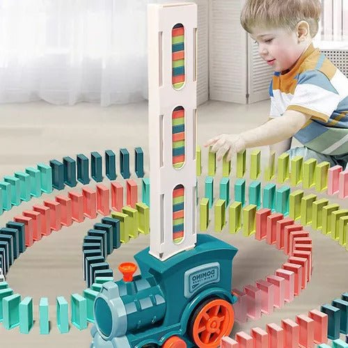 Tren Didáctico De Juguete Con Fichas Domino - Malvo