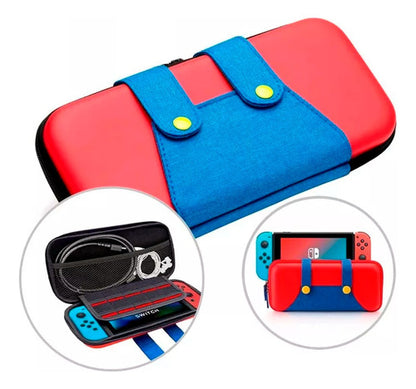 Funda Estuche Rigido Porta Nintendo Switch Lite Y Oled Mario