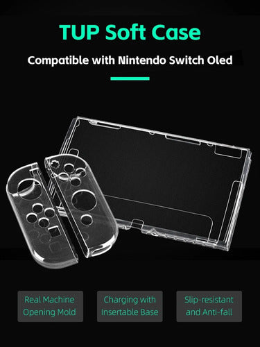 Case Protector Transparente Para Nintendo Switch / Oled